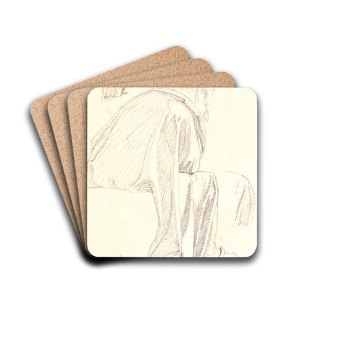 Nikodemus by Christen Kbke Drink Coasters - set of 4