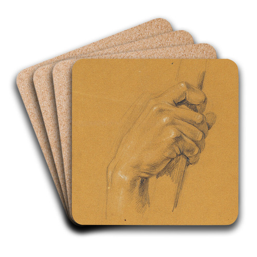 Handstudie zu 'Ossian und Malvina' by Johann Peter Krafft Art Drink Coaster set Handstudie zu 'Ossian und Malvina' by Johann Peter Krafft Art Drink Coaster set