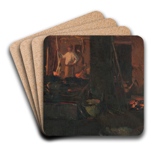 Hutnk by Dominik Skuteck Art Drink Coaster set