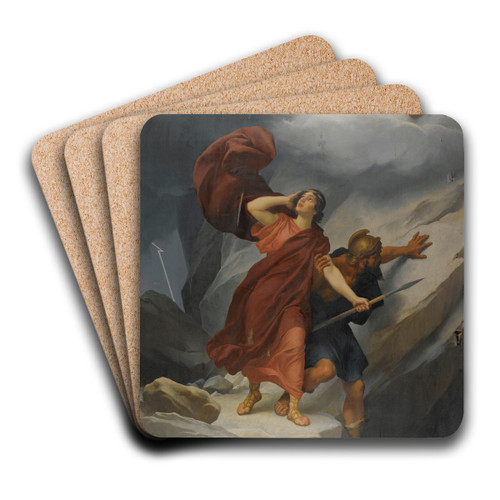 Dido Und Aeneas by Andreas Groll Art Drink Coaster set Dido Und Aeneas by Andreas Groll Art Drink Coaster set