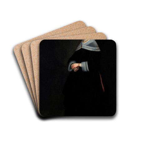 Portrait of a Lady by Gerard ter Borch Drink Coasters - set of 4