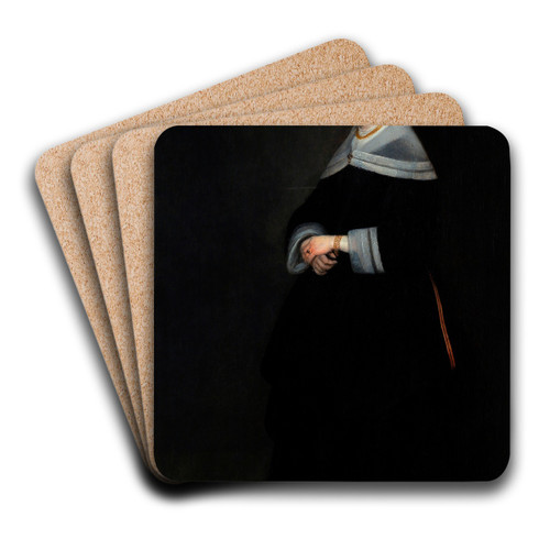 Portrait of a Lady by Gerard ter Borch Art Drink Coaster set