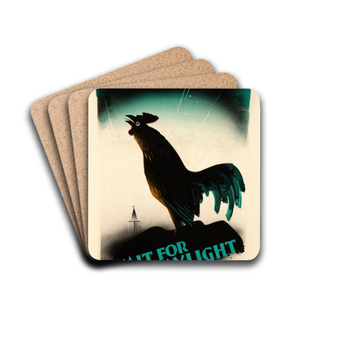 Wait for daylight. The last hours of the blackout are as important as the first by Pat Keely Drink Coasters - set of 4