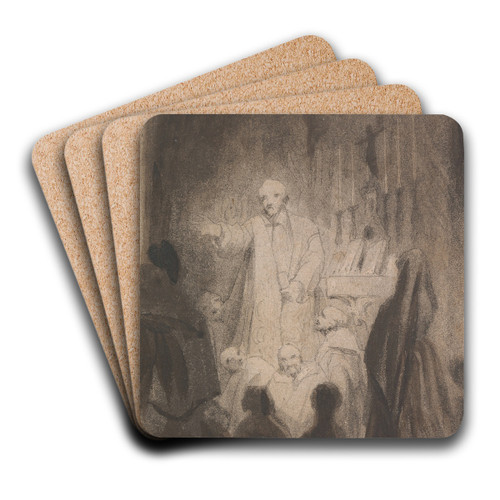 Untitled. by Richard Parkes Bonington Art Drink Coaster set