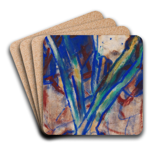 Weie Hyazinthe by Christian Rohlfs Art Drink Coaster set