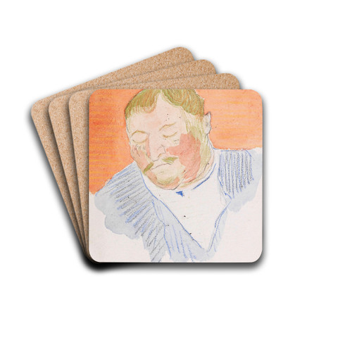 Portrt eines Mannes (Der Alte) by Marianne von Werefkin Drink Coasters - set of 4 Portrt eines Mannes (Der Alte) by Marianne von Werefkin Drink Coasters - set of 4