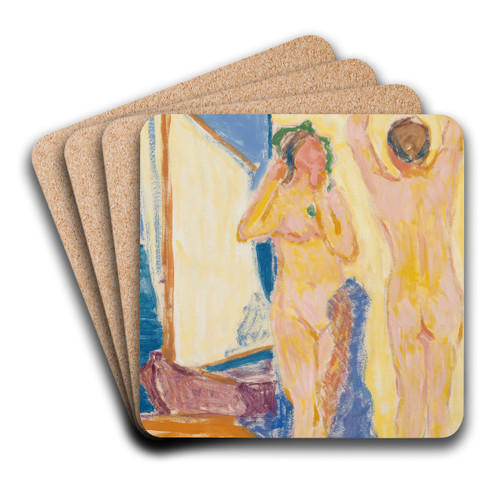 On the Shore by Alvar Cawn Art Drink Coaster set On the Shore by Alvar Cawn Art Drink Coaster set