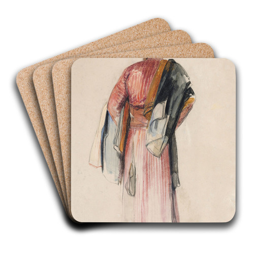 A Bedouin by John Frederick Lewis Art Drink Coaster set
