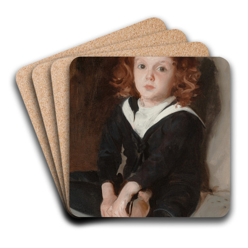 Portrait of Laurence Millet by John Singer Sargent Art Drink Coaster set