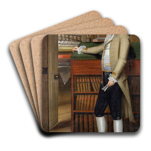 Elijah Boardman by Ralph Earl Art Drink Coaster set Elijah Boardman by Ralph Earl Art Drink Coaster set