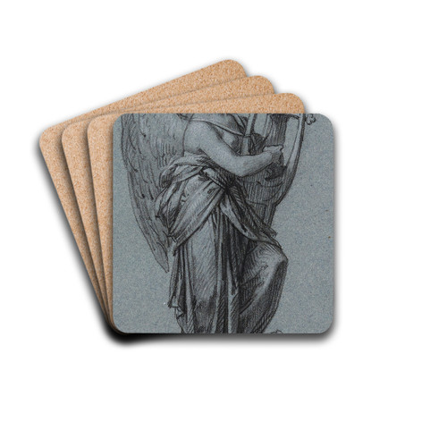 La Posie by Pierre-Paul Prud'hon Drink Coasters - set of 4 La Posie by Pierre-Paul Prud'hon Drink Coasters - set of 4