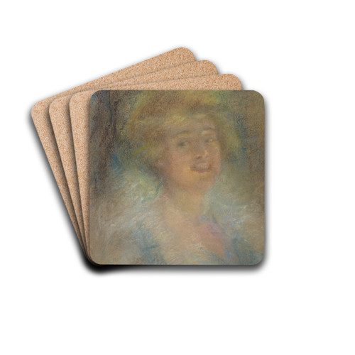 A Delightful Evening by Alice Pike Barney Drink Coasters - set of 4
