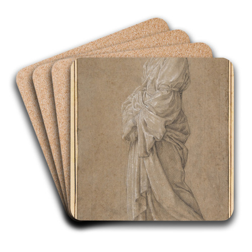 Study for Saint Gervasius by Eustache Le Sueur Art Drink Coaster set