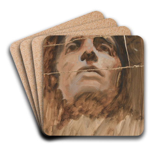 FigureStudy by Edwin Austin Abbey Art Drink Coaster set