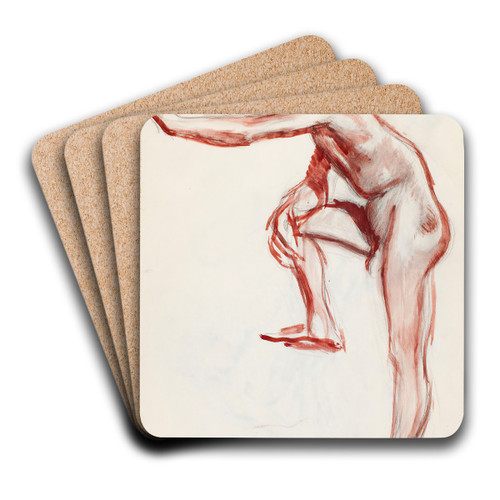 Alaston miesmalli by Magnus Enckell Art Drink Coaster set