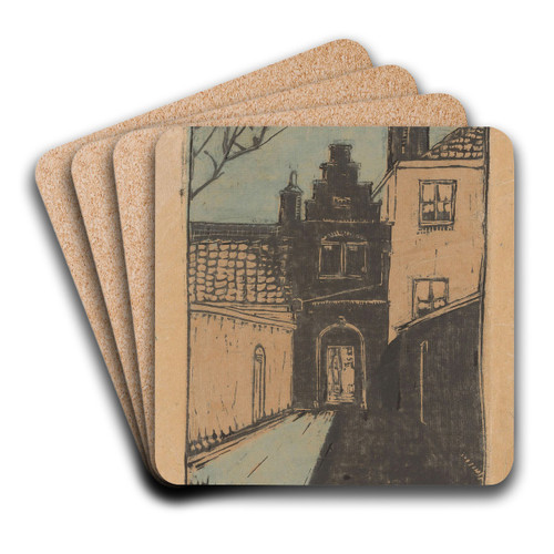 Kloosterpoort, Hoorn by Dick Ket Art Drink Coaster set