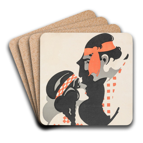 The Sign Invisible by Eric Rohman Art Drink Coaster set