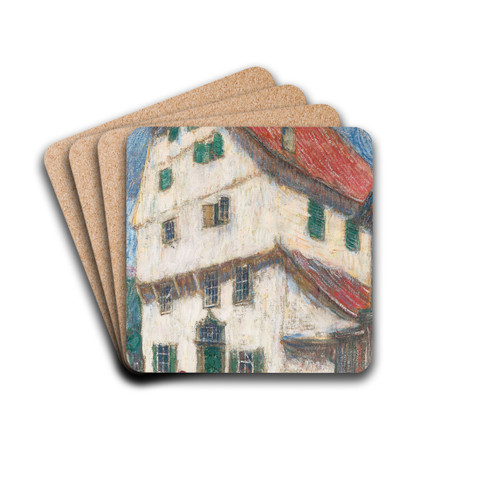Haus der Familie Andernach in Soest by Christian Rohlfs Drink Coasters - set of 4