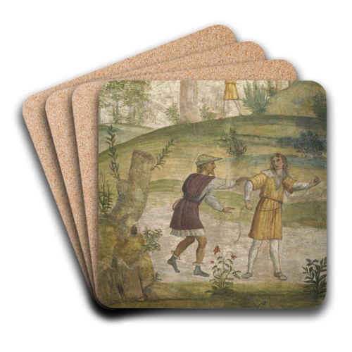 The Despair of Cephalus by Bernardino Luini Art Drink Coaster set