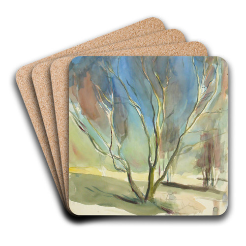 Landscape by Magnus Enckell Art Drink Coaster set