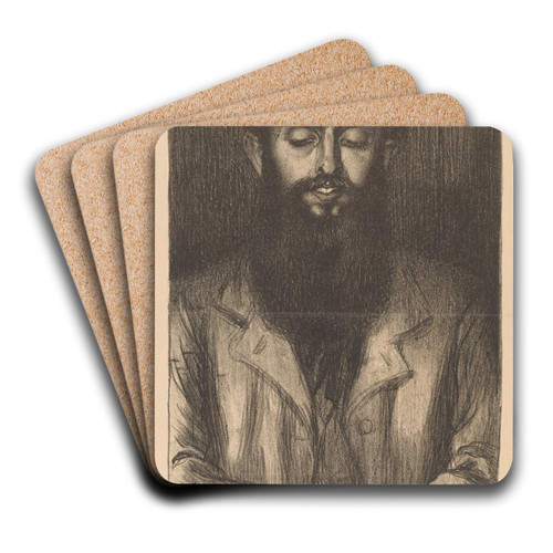 Het medium by Albert Hahn Art Drink Coaster set