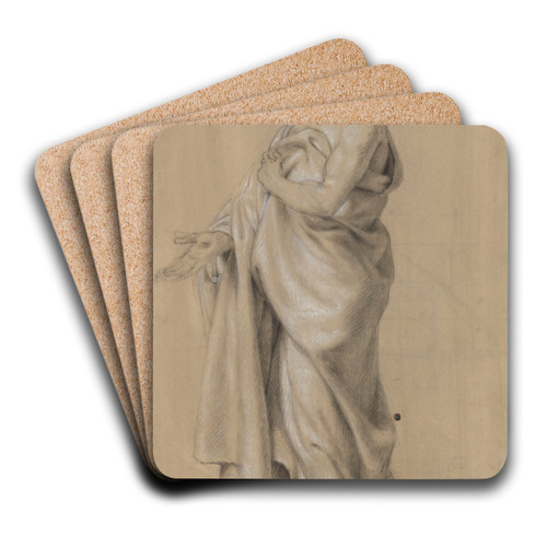 Figure by Jean Antoine Verschaeren Art Drink Coaster set