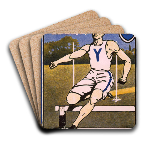 Yale by Bristow Adams Art Drink Coaster set Yale by Bristow Adams Art Drink Coaster set