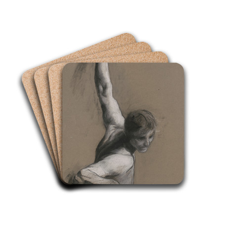 Study forScience by Edwin Austin Abbey Drink Coasters - set of 4