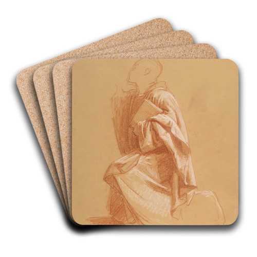 Cleric by Isidore Pils Art Drink Coaster set Cleric by Isidore Pils Art Drink Coaster set