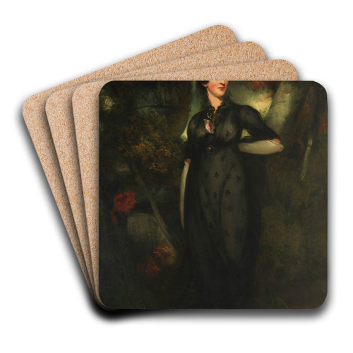 Mrs. Whaley by George Chinnery Art Drink Coaster set