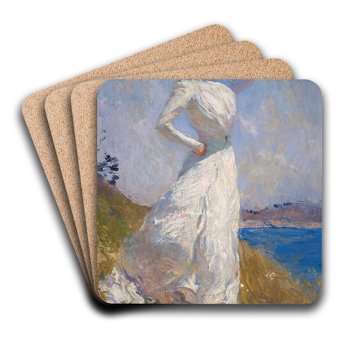Sunlight by Frank Weston Benson  Art Drink Coaster set