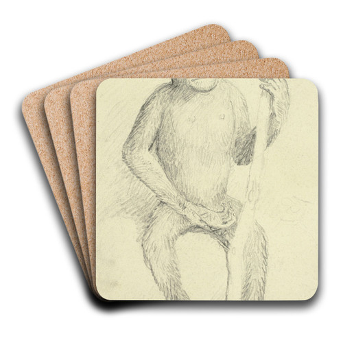 Orangutang by Sir Edwin Henry Landseer Art Drink Coaster set
