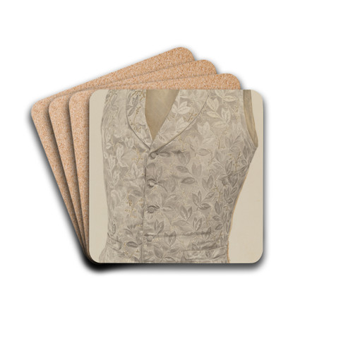 Vest by Alvin Shiren Drink Coasters - set of 4 Vest by Alvin Shiren Drink Coasters - set of 4