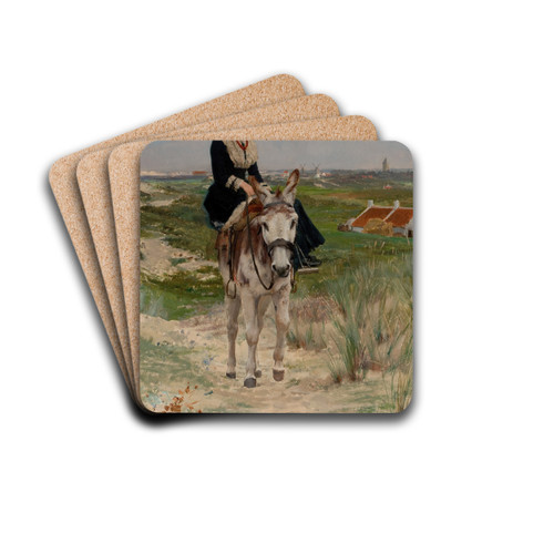The Ride by Jan Verhas Drink Coasters - set of 4