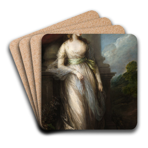 Georgiana,Duchess of Devonshire by Thomas Gainsborough Art Drink Coaster set