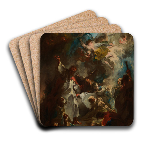 Die Himmelfahrt Mariens by Franz Anton Maulbertsch Art Drink Coaster set