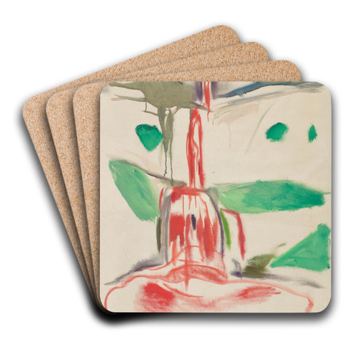Blood Waterfall by Edvard Munch Art Drink Coaster set
