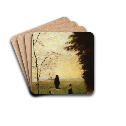 Sister Anna by Carl Fredrik Hill Drink Coasters - set of 4