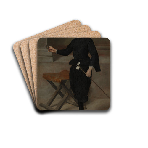 Portrait of the Jester Calabazas by Diego Velzquez Drink Coasters - set of 4 Portrait of the Jester Calabazas by Diego Velzquez Drink Coasters - set of 4