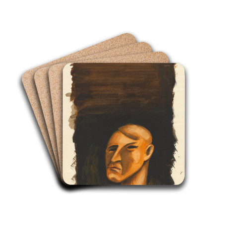 Ohne Titel III by Karl Wiener Drink Coasters - set of 4 Ohne Titel III by Karl Wiener Drink Coasters - set of 4