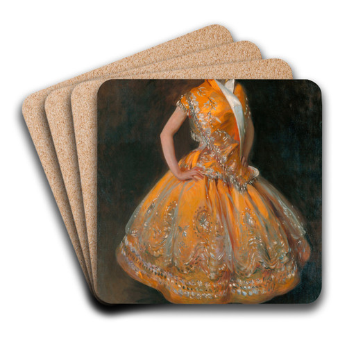 La Carmencita by John Singer Sargent Art Drink Coaster set