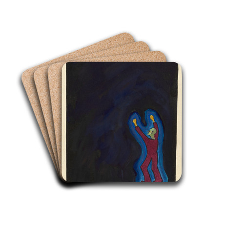 Das Dunkel by Karl Wiener Drink Coasters - set of 4