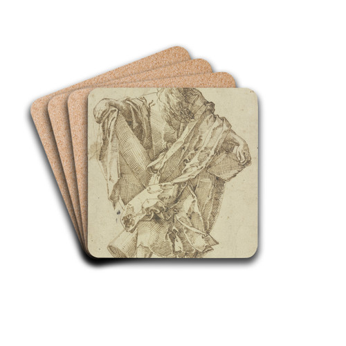 Andrew the Apostle by Tobias Stimmer Drink Coasters - set of 4