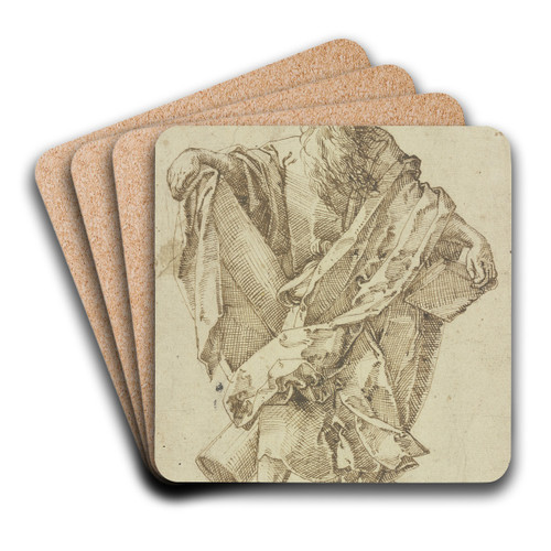 Andrew the Apostle by Tobias Stimmer Art Drink Coaster set