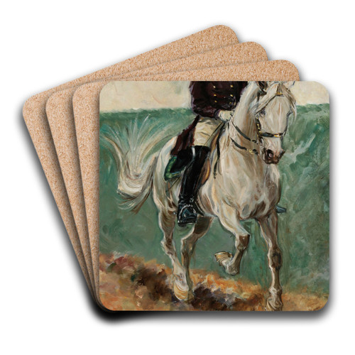 Lipizzaner by Ludwig Koch Art Drink Coaster set