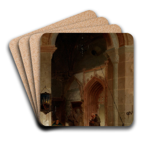 Aus Kloster Maulbronn by Ludwig Dittweiler Art Drink Coaster set Aus Kloster Maulbronn by Ludwig Dittweiler Art Drink Coaster set