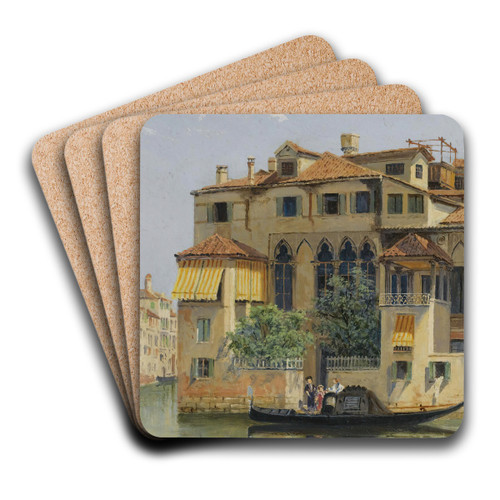 Palazzo Falier, Venice by Antonietta Brandeis Art Drink Coaster set