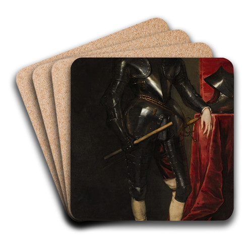 Portrait of George Hay, 2nd Earl of Kinnoull by Anthony van Dyck Art Drink Coaster set