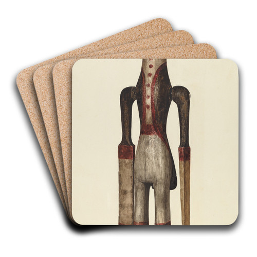 Whirligig by Yolande Delasser Art Drink Coaster set