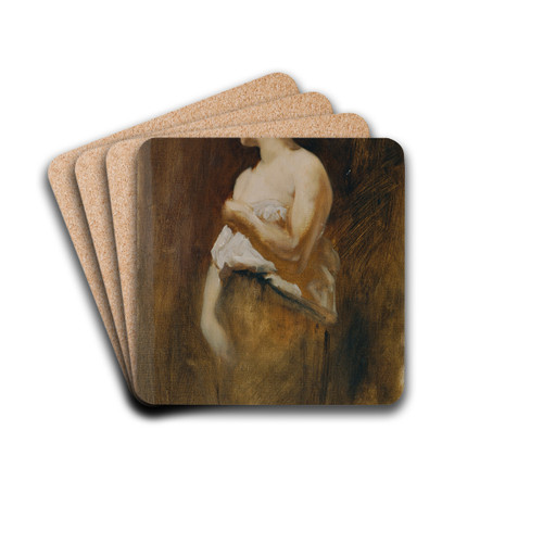 Weiblicher Akt by Franz Rumpler Drink Coasters - set of 4